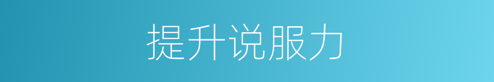 提升说服力的同义词