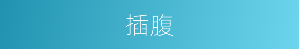 插腹的同义词