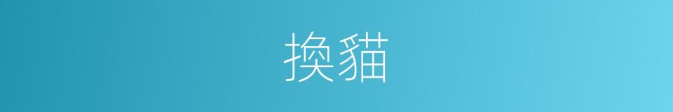 換貓的同義詞