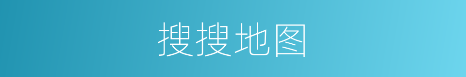 搜搜地图的同义词