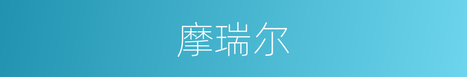 摩瑞尔的同义词