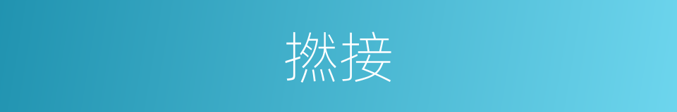 撚接的意思