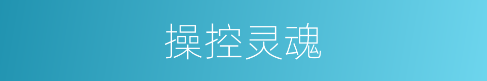 操控灵魂的同义词