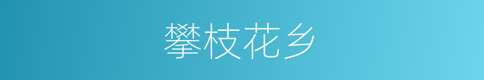 攀枝花乡的同义词