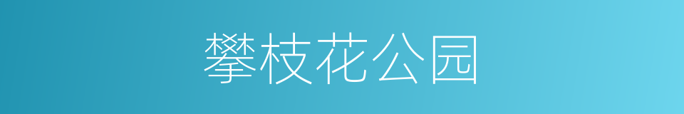 攀枝花公园的同义词