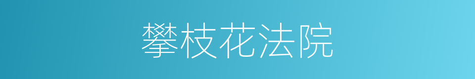 攀枝花法院的同义词