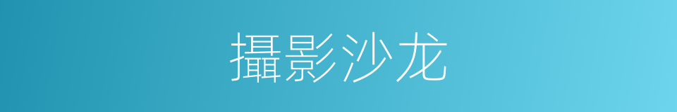 攝影沙龙的同義詞