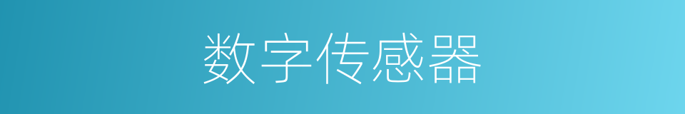 数字传感器的同义词
