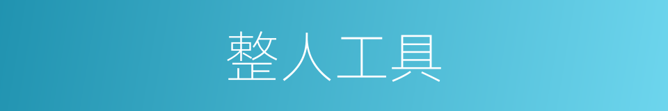 整人工具的同义词