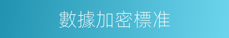 數據加密標准的同義詞