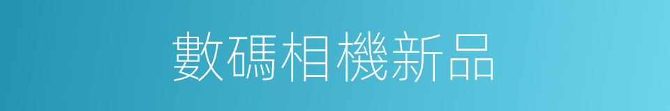 數碼相機新品的同義詞