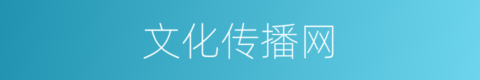 文化传播网的同义词