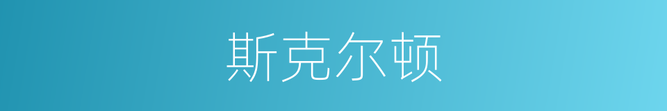 斯克尔顿的同义词