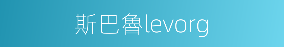 斯巴魯levorg的同義詞