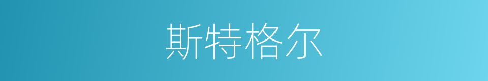 斯特格尔的同义词