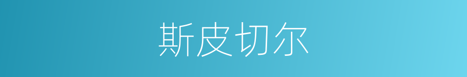 斯皮切尔的同义词