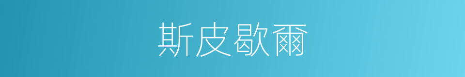 斯皮歇爾的同義詞