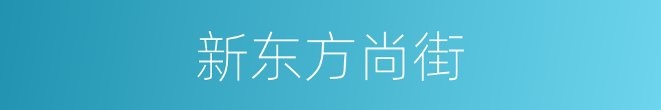 新东方尚街的同义词