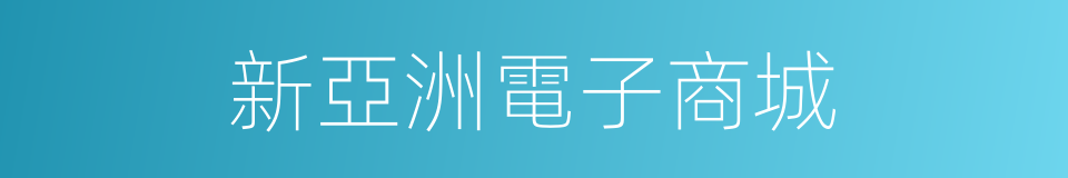 新亞洲電子商城的同義詞
