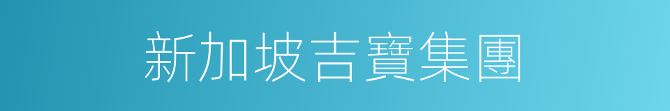 新加坡吉寶集團的同義詞
