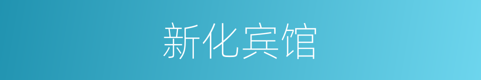 新化宾馆的同义词