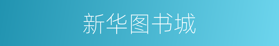 新华图书城的同义词