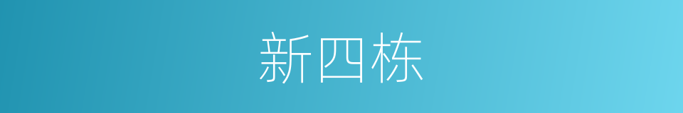 新四栋的同义词