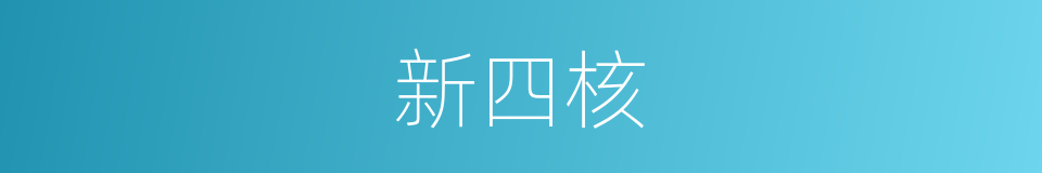 新四核的同义词