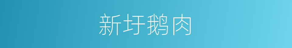 新圩鹅肉的同义词