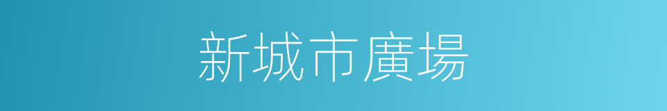 新城市廣場的同義詞