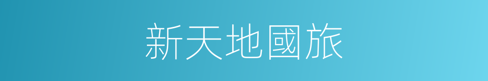 新天地國旅的同義詞