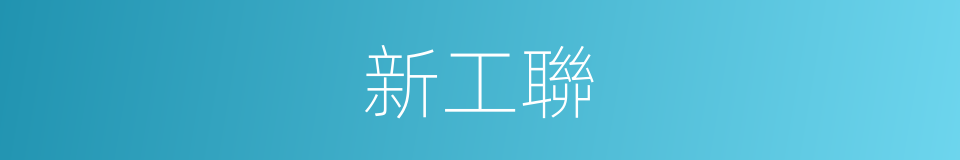 新工聯的同義詞