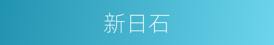 新日石的同义词