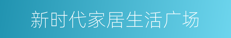 新时代家居生活广场的同义词