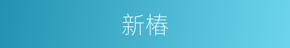新樁的同義詞