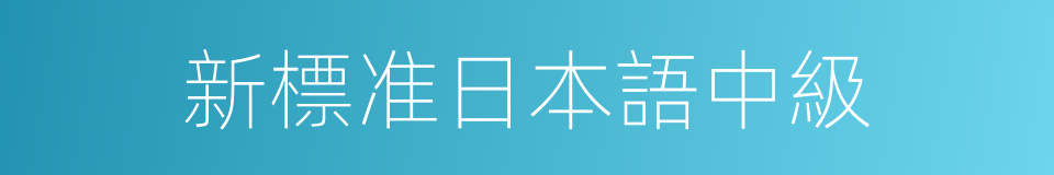 新標准日本語中級的同義詞