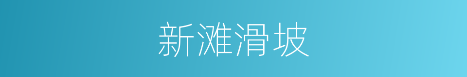 新滩滑坡的同义词