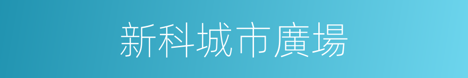 新科城市廣場的同義詞