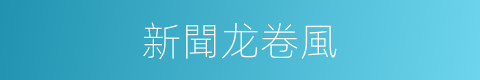 新聞龙卷風的同義詞
