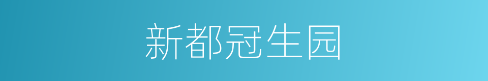 新都冠生园的同义词