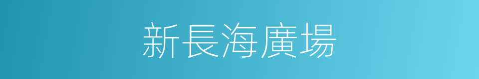 新長海廣場的同義詞