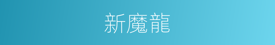 新魔龍的同義詞