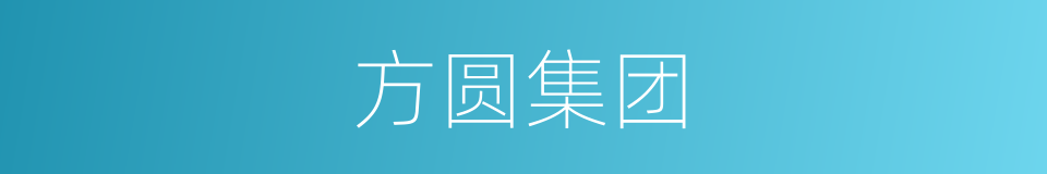 方圆集团的同义词