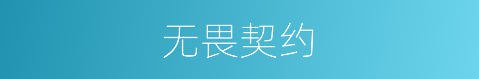 无畏契约的同义词