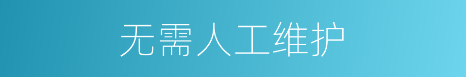 无需人工维护的同义词