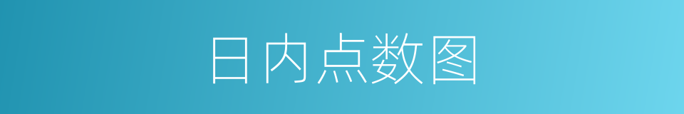 日内点数图的同义词