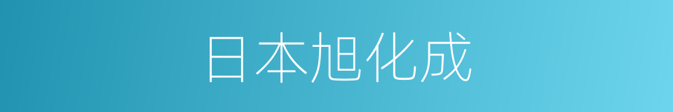 日本旭化成的同义词