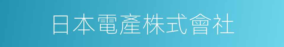 日本電產株式會社的同義詞