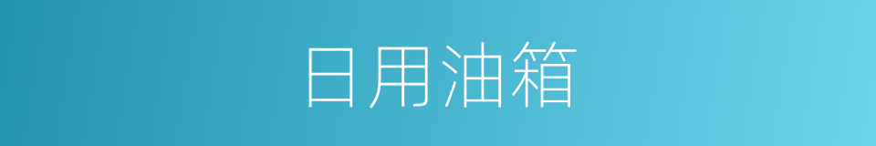 日用油箱的同义词
