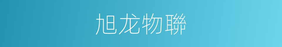 旭龙物聯的同義詞